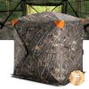 VEVOR Hunting Blind, 270¬∞ See Through Ground Blind, 1-2 Person Pop Up Deer Blind for Hunting with Carrying Bag, Portable Resilient Hunting Tent