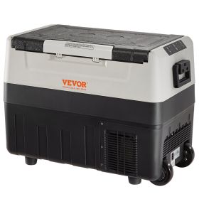 VEVOR Car Refrigerator, 12 Volt Car Refrigerator Fridge, 37 QT/35 L Dual Zone Portable Freezer, -4¬∞F-50¬∞F Adjustable Range