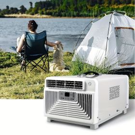 2200btu Camping Air Conditioners,Heating And Cooling 2-Use 300w Portable Intelligent With Remote Control Mobile Air Conditioner