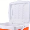 13L picnic insulated box, fresh-keeping box, outdoor picnic, barbecue, camping portable insulated box, orange fresh-keeping box