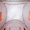 1-2 Person Portable Pop Up Toilet Shower Tent Changing Room Dressing Tent Camping Shelter Orange