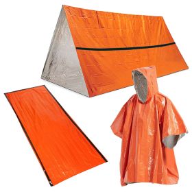 Outdoor Life Bivy Emergency Sleeping Bag Thermal Keep Warm Waterproof Mylar First Aid Emergency Blanke Camping Survival Gear (Color: C, Ships From: China)