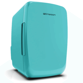 Emerson Portable Mini Fridge Cooler (Color: Turquoise)