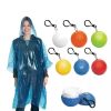 1pc Disposable Raincoat Keychain; Emergency Rain Coat For Hiking And Camping; Unisex Cycling And Camping Accessories