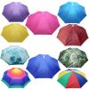 Portable Rain Hat Outdoor Folding Umbrella Fishing Sun Shade Anti-UV Camping Fishing Headwear Cap Beach Head Hat Accessory