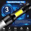 Mini Led Flashlight With Storage Box Portable Rechargeable Zoom Flashlight Waterproof Torch Lamp Lantern Camping Lights Outdoor