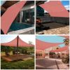 16'x16' Square Sun Shade Sail for Outdoor Backyard Patio Garden