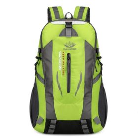 36L Travel Backpack Waterproof Hiking Daypack with Multiple Compartments and Pockets, Nylon Backpack for Camping (Color: Green)