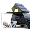 Explorer Plus Rooftop Tent Hardshell with Side Awning, Air Conditioner Outlet with Bracket, Luggage Racks&Replaceable Netting Rain Curtain