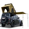 Explorer Plus Rooftop Tent Hardshell with Side Awning, Air Conditioner Outlet with Bracket, Luggage Racks&Replaceable Netting Rain Curtain