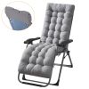 67x22in Chaise Lounger Cushion Recliner Rocking Chair Sofa Mat Deck Chair Cushion